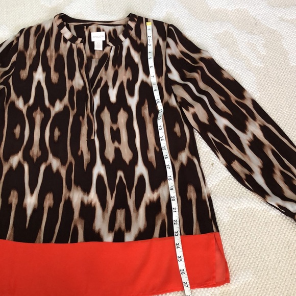 Chico’s animal print top! - Picture 8 of 12